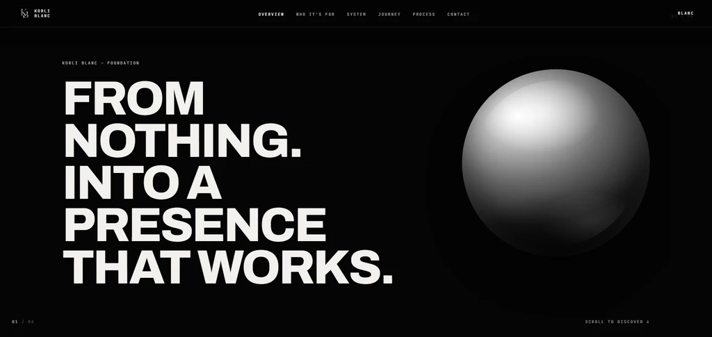 KorLi Blanc business website