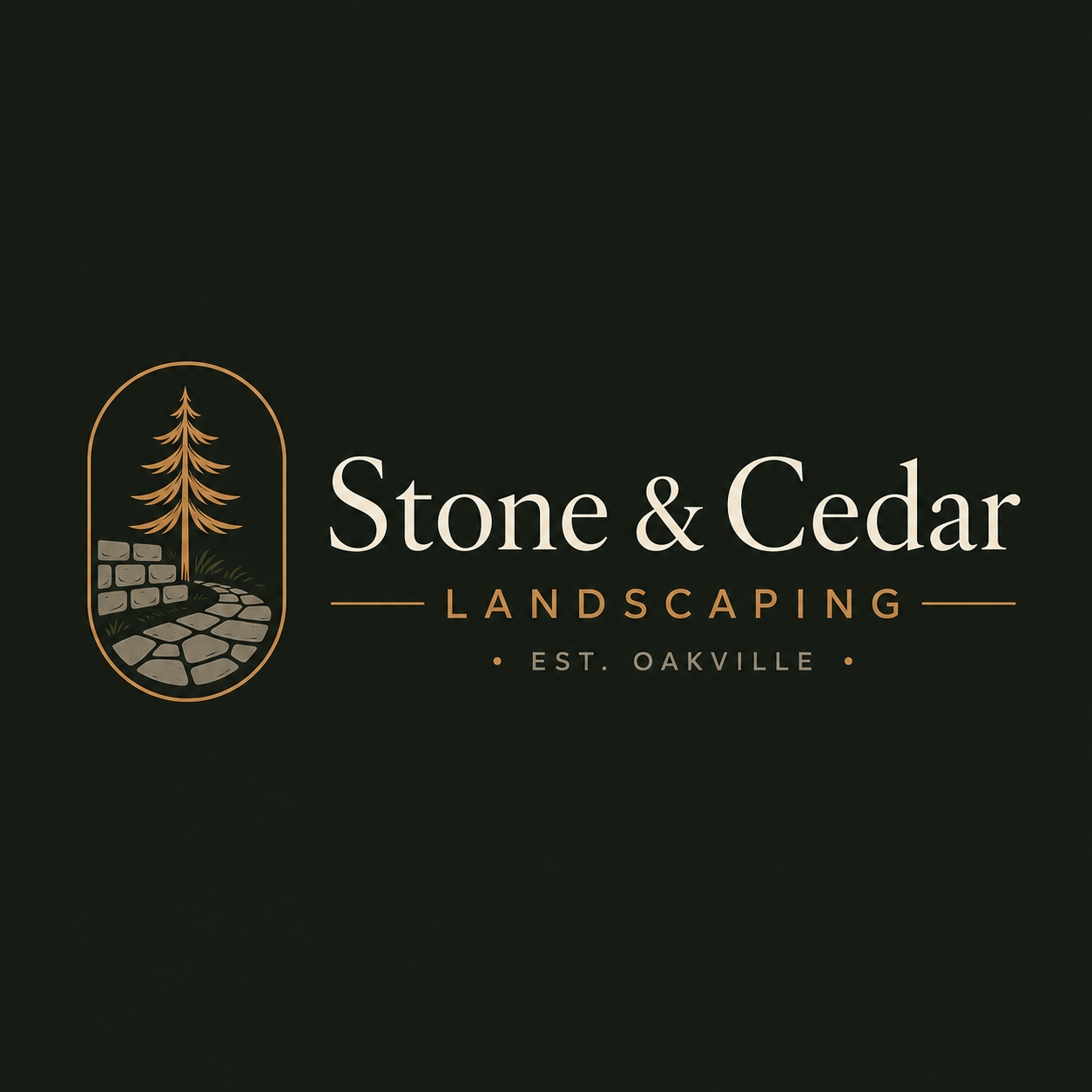 Stone & Cedar Landscaping logo